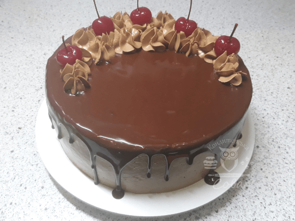 Готовый торт Пьяная вишня - рецепт | Торт на заказ во Львове
