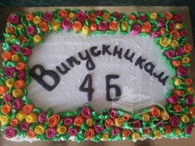 Торт Творожный для школьного выпускного