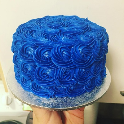синий торт | Тренды дизайна тортов 2018-2019 | Блог | Торт на заказ